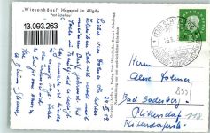 88175 W8999 Hagspiel , Allgäu - Wiesenhäusl