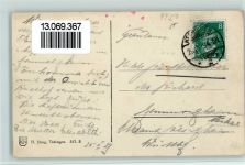72379 W7450 Hechingen Foto AK Gasthaus Brielhof und Schloß Hohenzollern