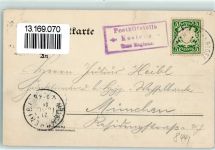 94366 W8445 Kostenz 1904 - Kloster + Posthilfstelle Kostenz Taxe Englmar AK