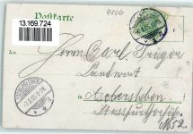 33824 W4806 Werther Westf. 1905 Gebrauchsspuren Schinken Westfalen Lithographie