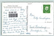 61276 W6395 Gemünden , Kr Usingen, Taunus - Gasthaus zur Linde