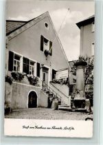 65391 W6223 Lorch , Rheingau Foto AK Gasthaus zur Schmiede, gute Erhaltung AK