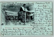 W3200 Hildesheim Domfriedhof mit 1000jähr. Rosenstock Winter Friedhof 1898