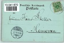 W3200 Hildesheim Domfriedhof mit 1000jähr. Rosenstock Winter Friedhof 1898