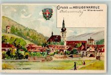 2532 Heiligenkreuz Künstlerkarte sign