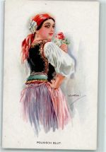 Erkal Serie 324-6 Trachten aus Polen AK Usabal, L.