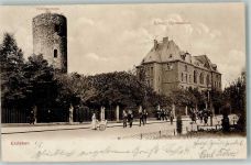 06295 O4250 Lutherstadt Eisleben Gebrauchsspuren Königl. Gymnasium Schlossruine