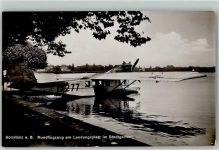 W7750 Konstanz Rundflugzeug D 277 AK Wasserflugzeug 1928 Foto AK