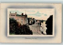 26121 W2900 Oldenburg 1917 Prägedruck Passepartout - am Stau