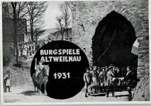 W6395 Altweilnau Aufführung des Schauspiels "Heimat" -1931 Burgspiele Volksschauspiel 1931