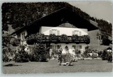 82432 W8109 Wallgau FOTO KEINE AK Haus Alpenkranz Ort lt. Stempel