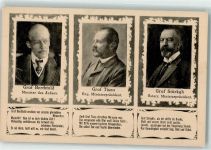 Graf Berchthold, Graf Tisza ungar. Ministerpräsident und Graf Stürkgh österr. Ministerpräsident Adel WK I Serbien Krise Politiker
