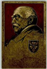 sign. Schellenberg AK Bismarck 1898 Lithographie