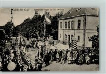 W2214 Lockstedt , Holst Lockstedter Lager, Fahnenabbringen an der Wache, gute Erhaltung AK Kaserne 1918