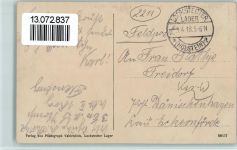 W2214 Lockstedt , Holst Lockstedter Lager, Fahnenabbringen an der Wache, gute Erhaltung AK Kaserne 1918