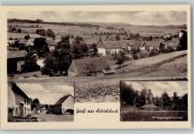 54422 W6589 Achtelsbach 1940 - Kriegerdenkmal, Strassenpartie, Teilansicht AK