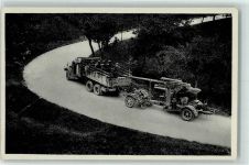 Flakgeschütz auf dem Marsche AK Artillerie WK II