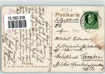94447 W8350 Plattling Gebrauchsspuren Kgl. Bayr. Eisenbahn- Bau- und Betriebs-Inspektion