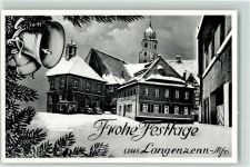 90579 W8506 Langenzenn - Glocken Tannenzweig VW-Käfer Winter