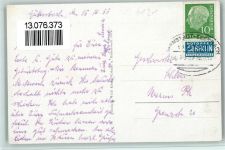 64756 W6121 Güttersbach 1955 - Schwimmbad und Teilansicht, gute Erhaltung AK