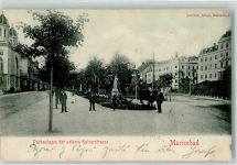 Marianske Lazne Marienbad - Parkanlagen der unteren Kaiserstraße