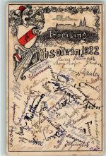 85354 W8050 Freising , Oberbay 1922 Gebrauchsspuren Asolvia Wappen