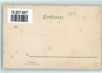 36115 W6414 Milseburg Lithographie / Künstlerkarte Gesamtansicht Gasthaus zum Bahnhof 2-Bildaufnahme