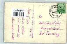 83358 W8221 Seebruck , Chiemsee - Gasthaus Pension Cafe Seeblick Terrasse Blumen