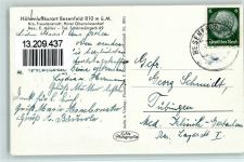 72297 W7291 Besenfeld 1940 Foto AK Hotel Oberwiesenhof, Gäste sitzen im Garten