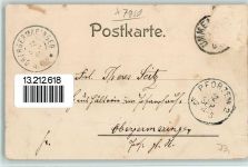 88400 W7950 Jordanbad 1901 Gebrauchsspuren Gruss aus - Litho, AK