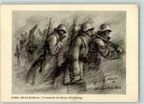 Briefstempel Marsch Batl. - Eisenach 1942 Feldpoststempel WK II