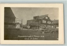 Grub SG Nr. 10 Sturmkatastrophe 1919 Naturereignis 1919 Foto AK