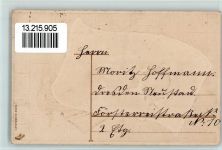 Neujahr - durchbrochene Papierwand AK Geldschein auf AK 1908 Lithographie / Prägedruck