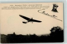Monoplan Tellier pilote Dubonnet AK Flugwesenpionier