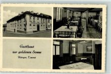61250 W6390 Usingen Foto AK Gasthaus zur goldenen Sonne