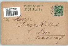 17375 O2111 Ahlbeck 1897 Lithographie Strand-Hotel Seesteg Strand