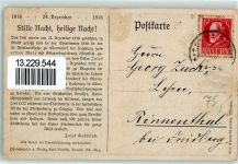 100jähriges Jubiläum "Stille Nacht, heilige Nacht" Mohr und Gruber Liederkarte 1918