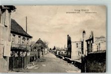 68700 Cernay Sennheim - Fabrikstraße Trümmer Krieg 1914/15