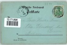 38685 W3394 Wolfshagen im Harz 1904 Mondschein