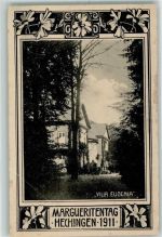 72379 W7450 Hechingen 1911 Gebrauchsspuren Villa Eugenia Margueritentag