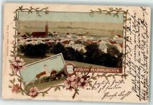 84347 W8340 Pfarrkirchen , Niederbay 1900 - Kirche Blumen