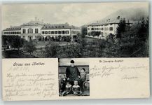79618 W7888 Rheinfelden , Baden 1904 - St. Josephs Anstalt Gruss Kinder Herthen