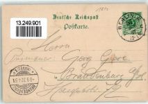 10115 W1000 Halensee 1897 Lithographie Kaiser Wilhelm Garten Kutsche Straßenbahn Pavillon