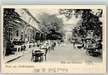 99706 O5400 Sondershausen , Thür 1908 - Hotel zum Erbprinzen Gruss