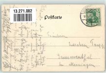 99706 O5400 Sondershausen , Thür 1908 - Hotel zum Erbprinzen Gruss