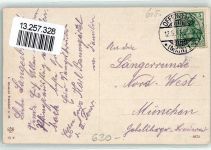 63065 W6050 Offenbach am Main 1913 - Oberrealschule Waldstraße Friedrichschule