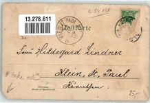 Ziegenhals Glucholazy 1896 Gebrauchsspuren Ferdinads Bad Wasserheilanstalt u. Franzenbad Musikpavillon