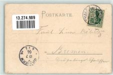 38667 W3396 Okertalsperre 1906 Prägedruck Romkerwasserfall Lithographie