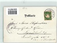 83313 W8227 Maria Eck , Kr Traunstein, Oberbay 1899 Lithographie Kloster