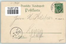 38889 O3721 Treseburg 1899 Lithographie Gruss aus